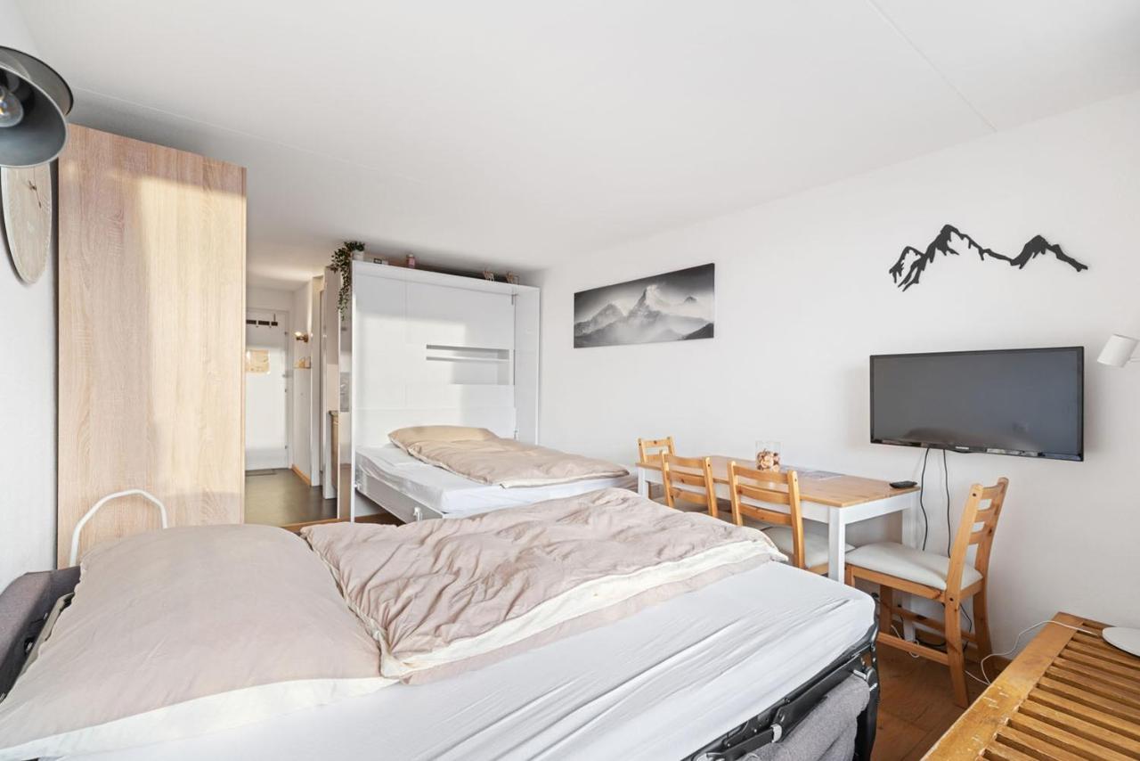 Chaleureux Studio A Anzere, Accessible A Ski, Proche De Tout Exteriér fotografie