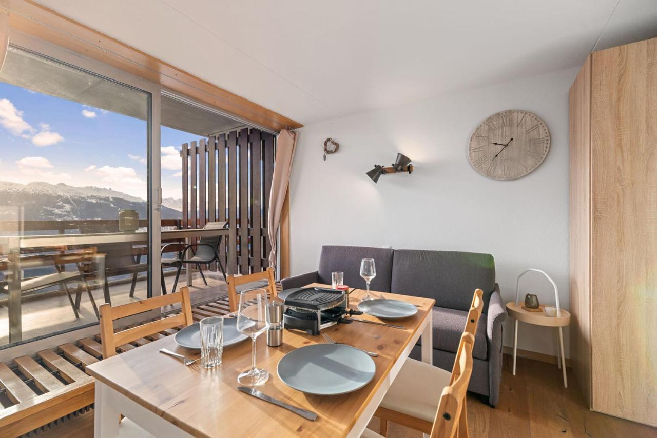 Chaleureux Studio A Anzere, Accessible A Ski, Proche De Tout Exteriér fotografie